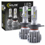 Автолампа SOLAR H4 12/24V 6500K 6000Lm 50W Cree Chip 1860 (8604)