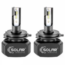 Автолампа SOLAR H4 LED 12/24V 40W 5000Lm 6000K, CSP1860 (8204)
