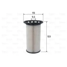 Фильтр топливный Valeo 587095