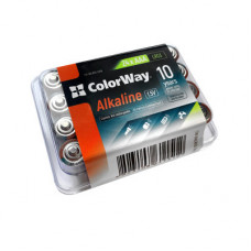 Батарейка ColorWay AAA LR03 Alkaline Power (лужні) * 24шт plastic box (CW-BALR03-24PB)