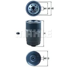 Фільтр паливний Mahle KC503D