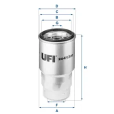 Фільтр паливний UFI 24.413.00