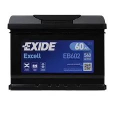 Акумулятор автомобільний EXIDE EXCELL 60Ah Н Ев (-/+) (540EN) (EB602)