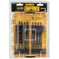 Набор сверл DeWALT перьевых EXTREME IMPACT по дереву, 9 шт,кейс Tough Case (DT70751)