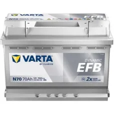 Акумулятор автомобільний Varta BlueDynamicEFB70AhЕв(-/+)(760EN) N70 (570500076)