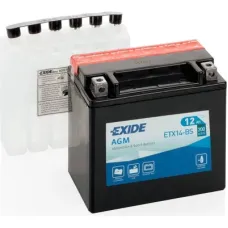 Акумулятор автомобільний EXIDE AGM 12Ah (+/-) (200EN) (ETX14-BS)