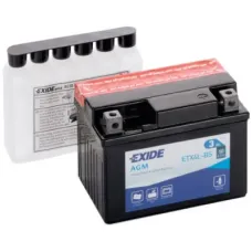 Акумулятор автомобільний EXIDE AGM 3Ah Ев (-/+) (50EN) (ETX4L-BS)