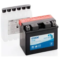 Акумулятор автомобільний EXIDE AGM 6Ah Ев (-/+) (100EN) (ETZ7-BS)