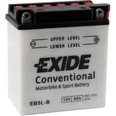 Акумулятор автомобільний EXIDE CONVENTIONAL 5Ah Ев (-/+) (65EN) (EB5L-B)