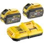 Набор аккумулятор + зарядное устройство DeWALT ЗУ 18V, 54V, исходный ток 8А, 2x9Ah(54V) (DCB118X2)