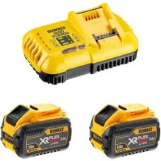 Набір акумулятор + зарядний пристрій DeWALT ЗП 18V, 54V, вихідний струм 8А, 2x12Ah(54V) (DCB118Y2)