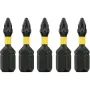 Набір біт DeWALT IMPACT TORSION, ударні, Pozidriv, Pz1, L=25 мм, 5 шт (DT7386T)