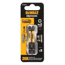 Набір біт DeWALT IMPACT TORSION, ударні, Pozidriv, Pz2, L=57 мм, 2 шт (DT70531T)