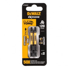 Набір біт DeWALT IMPACT TORSION, ударні, Т20, L=57 мм, 2 шт (DT70533T)