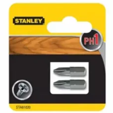 Набор бит Stanley Philips, Ph1, L = 25 мм, 2 шт, блистер (STA61020)