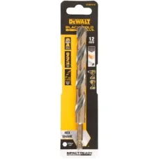 Сверло DeWALT по металлу EXTREME IMPACT Black & Gold, HSS-G, 12 х 144,9 х 106,9 мм, 1 шт. (DT20618)