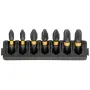 Набір біт DeWALT в касеті для Tough Case, FlexTorq, L = 25 мм, Pz1 – 2 шт, Pz2 – 3 шт, Pz3 – 2 шт (DT70812)