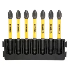 Набір біт DeWALT в касеті для Tough Case, FlexTorq, L = 57 мм, біта Рh2 - 7 шт, (DT70817)