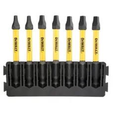 Набір біт DeWALT в касеті для Tough Case, FlexTorq, L57 мм, SQ1 2 шт. SQ2 3 шт. SQ3 2 шт. (DT70824)