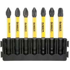 Набір біт DeWALT в касеті для Tough Case, FlexTorq, L=57 мм, Рh1, Рh2-2шт, Рz1, Рz2-2шт. (DT70819)