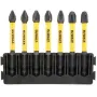 Набір біт DeWALT в касеті для Tough Case, FlexTorq, L=57 мм, Рh1-2шт, Рh2-3шт, Рh3-2шт. (DT70818)