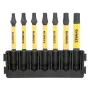 Набір біт DeWALT в касеті для Tough Case, FlexTorq, L57 мм,Т15 Т20 2шт. Т25 2шт, Т30,Т40 (DT70825)