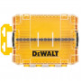 Ящик для інструментів DeWALT для біт системи TSTAK Tough Case М з футляро та касетами 4 шт, роздільники 6шт (DT70802)