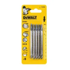 Полотно DeWALT для электролобзика, по древесине, L=100, WL=73, 2.5 мм, 5 шт (DT2053)