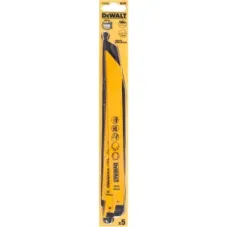 Полотно DeWALT для сабельных пил, по металлу, быстрый пропил, 203 мм, 14 TPI, 5 шт (DT2353)