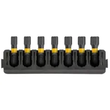 Набір біт DeWALT в касеті Tough Case, FlexTorq, L=25 мм, H3, H4-3 шт, H5-2 шт, H6 (DT70806)