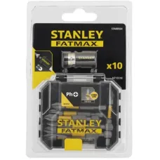 Набор бит Stanley FatMax, Phillips, Ph1, Ph2, Ph3, L 50 мм, 10 шт, кейс (STA88564)