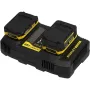 Зарядное устройство для аккумуляторов инструмента Stanley на 2 аккумулятора, 20V, исходящий ток 4A (SFMCB24)