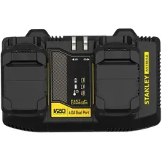 Зарядное устройство для аккумуляторов инструмента Stanley на 2 аккумулятора, 20V, исходящий ток 4A (SFMCB24)