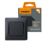 Выключатель Videx BINERA 1кл черный графит (VF-BNSW1-BG)