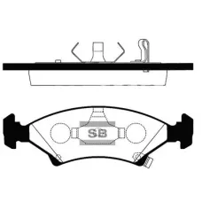 Тормозные колодки HI-Q SP1063