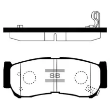 Тормозные колодки HI-Q SP1178