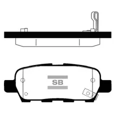 Тормозные колодки HI-Q SP1184