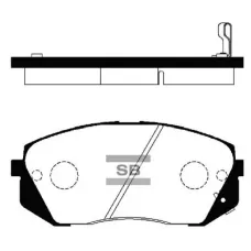 Тормозные колодки HI-Q SP1196