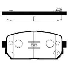Тормозные колодки HI-Q SP1197