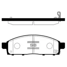 Гальмівні колодки HI-Q SP1361
