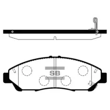 Тормозные колодки HI-Q SP1452