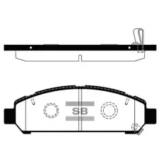 Тормозные колодки HI-Q SP1454