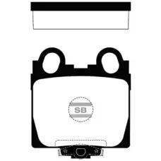 Тормозные колодки HI-Q SP1554