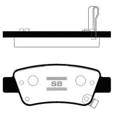 Тормозные колодки HI-Q SP1568
