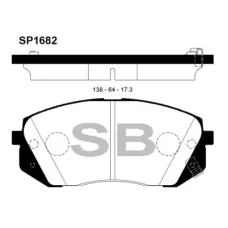 Тормозные колодки HI-Q SP1682