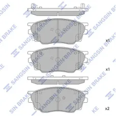Тормозные колодки HI-Q SP2027