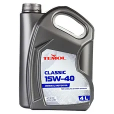 Моторна олива TEMOL Classic 15W40 4л (TEMOL 62897)