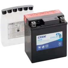 Акумулятор автомобільний EXIDE AGM 6Ah Ев (-/+) (100EN) (ETX7L-BS)