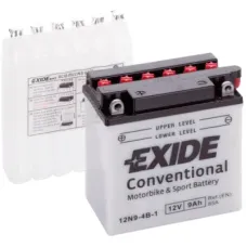 Акумулятор автомобільний EXIDE CONVENTIONAL 9Ah (+/-) (120EN) (12N9-4B-1)