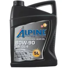 Трансмісійна олива Alpine Gear Oil 80W-90 TS GL-4 5л (0685-5)